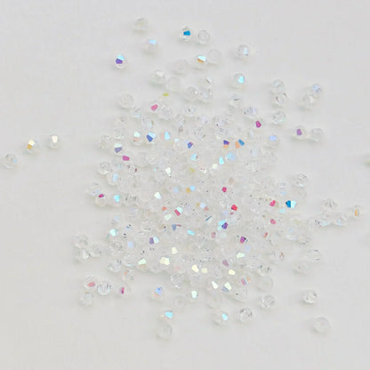 4MM Austria Crystal Bicone Spacer Beads 100PCS for Jewelry Making Bracelets, Necklaces & Earrings