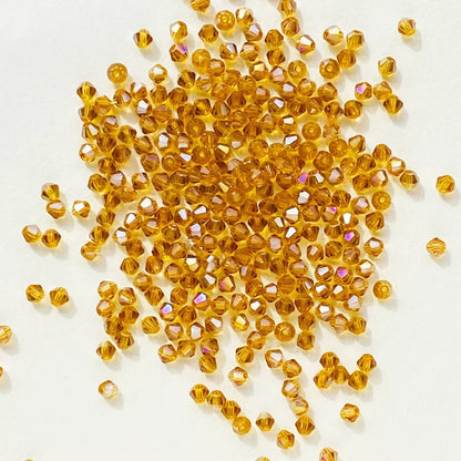 4MM Austria Crystal Bicone Spacer Beads 100PCS for Jewelry Making Bracelets, Necklaces & Earrings