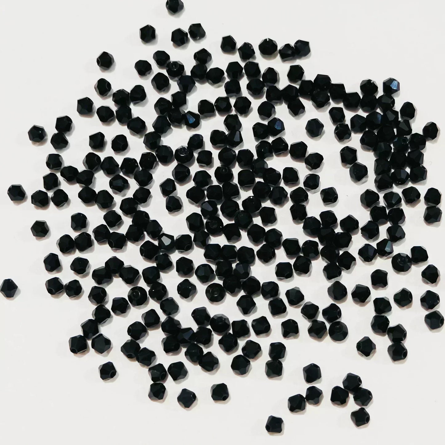 4MM Austria Crystal Bicone Spacer Beads 100PCS for Jewelry Making Bracelets, Necklaces & Earrings