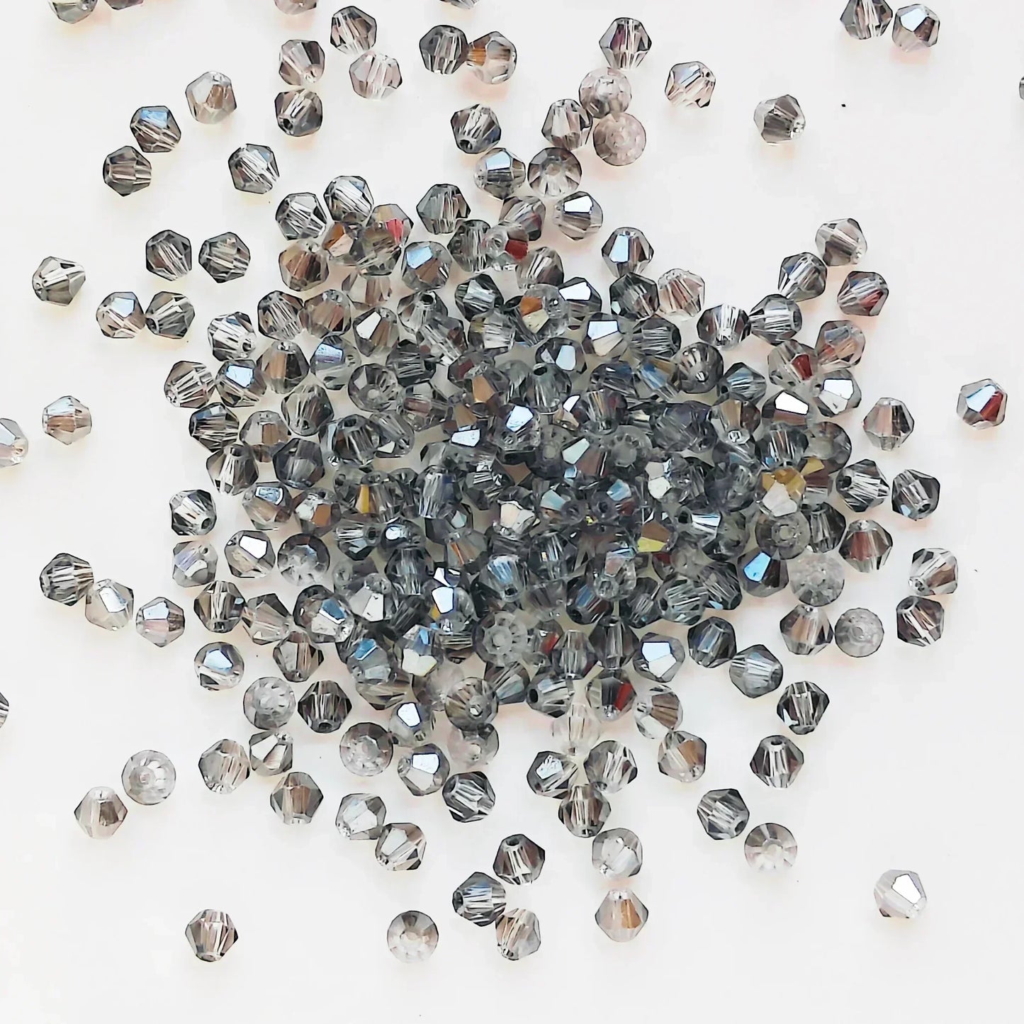 4MM Austria Crystal Bicone Spacer Beads 100PCS for Jewelry Making Bracelets, Necklaces & Earrings