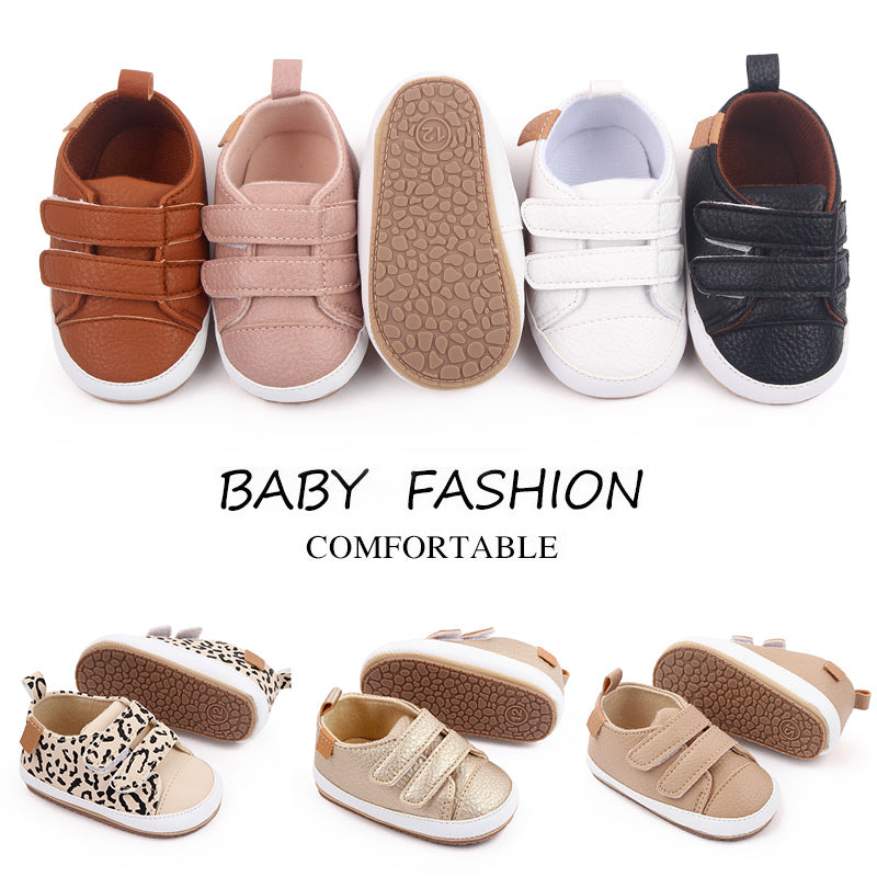 New Fashion Baby Casual Sneaker, Spring and Autumn Soft PU & TPR Sole, Anti-Slip High Quality Shoes for Toddler