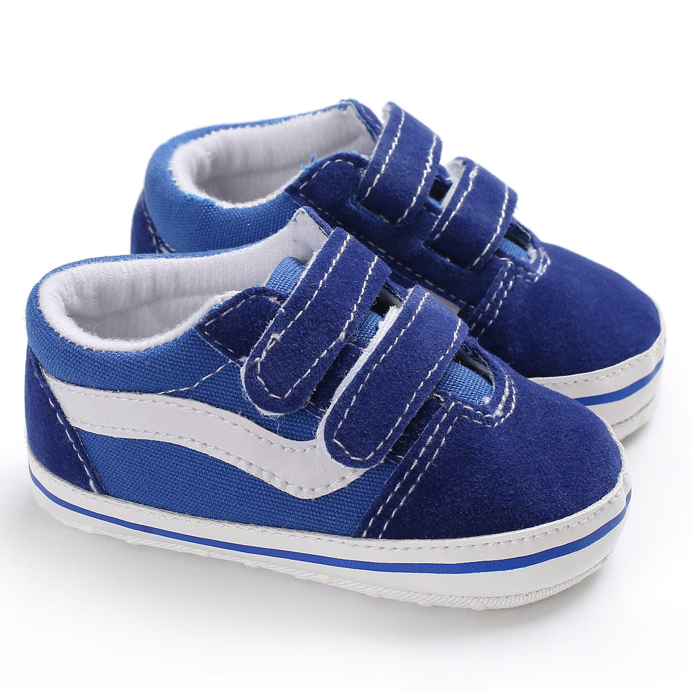 Soft Sole Newborn Baby Shoes for Boys First Walker, Comfortable Classic Canvas Casual Sports Shoes for Toddlers