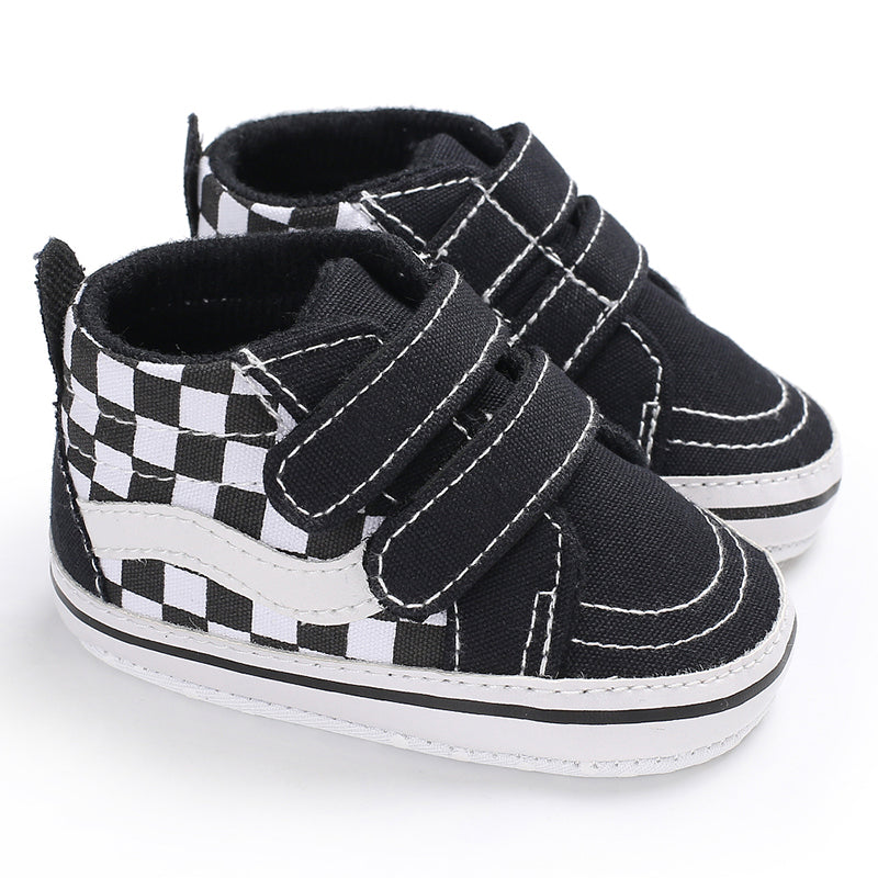 Soft Sole Newborn Baby Shoes for Boys First Walker, Comfortable Classic Canvas Casual Sports Shoes for Toddlers