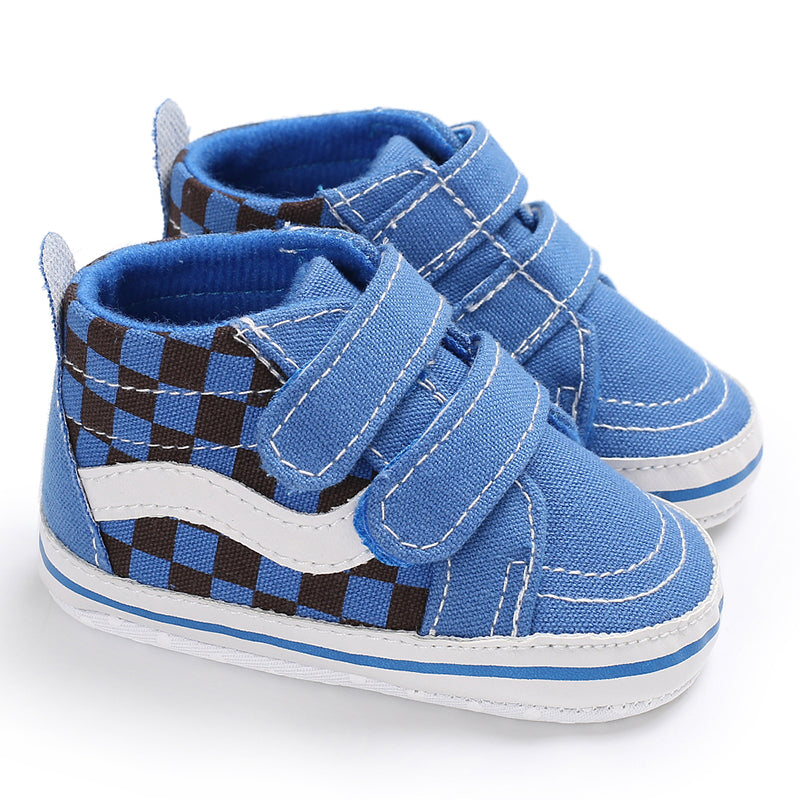 Soft Sole Newborn Baby Shoes for Boys First Walker, Comfortable Classic Canvas Casual Sports Shoes for Toddlers