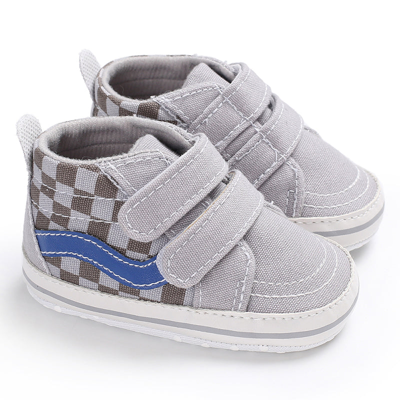 Soft Sole Newborn Baby Shoes for Boys First Walker, Comfortable Classic Canvas Casual Sports Shoes for Toddlers
