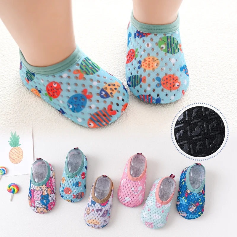 Childrens Baby Kids Water Sport Sneakers Beach Socks Aqua Barefoot Shoes for Swimming, Surfing, Diving, Fishing