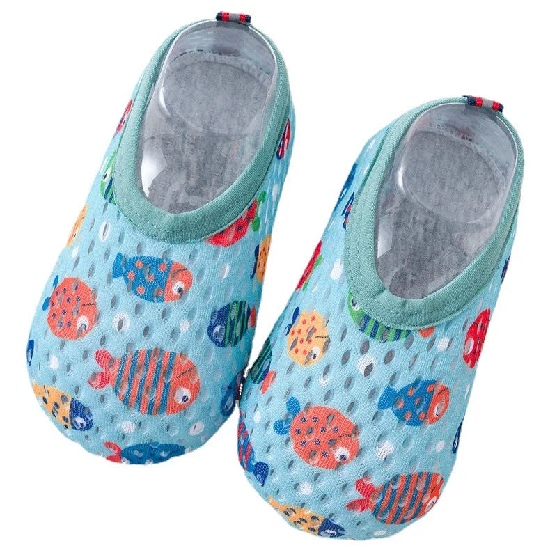 Childrens Baby Kids Water Sport Sneakers Beach Socks Aqua Barefoot Shoes for Swimming, Surfing, Diving, Fishing