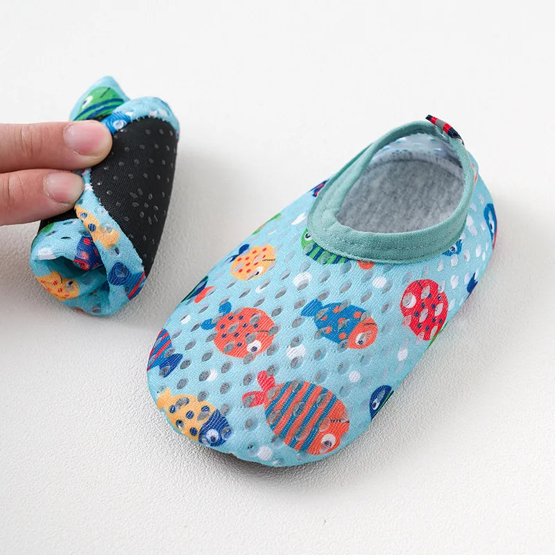 Childrens Baby Kids Water Sport Sneakers Beach Socks Aqua Barefoot Shoes for Swimming, Surfing, Diving, Fishing
