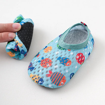 Childrens Baby Kids Water Sport Sneakers Beach Socks Aqua Barefoot Shoes for Swimming, Surfing, Diving, Fishing