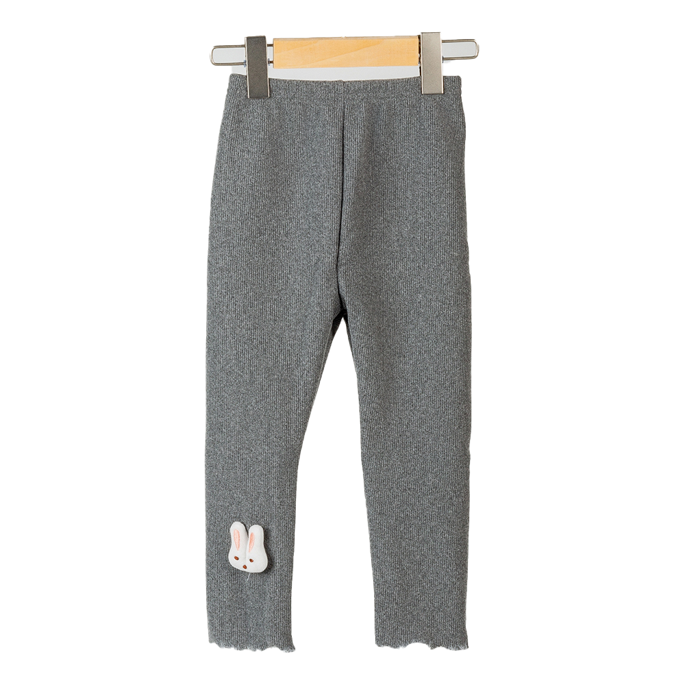 New autumn winter baby girl tight pants cute cartoon pattern leggings children outdoor warm casual stylish bottoms