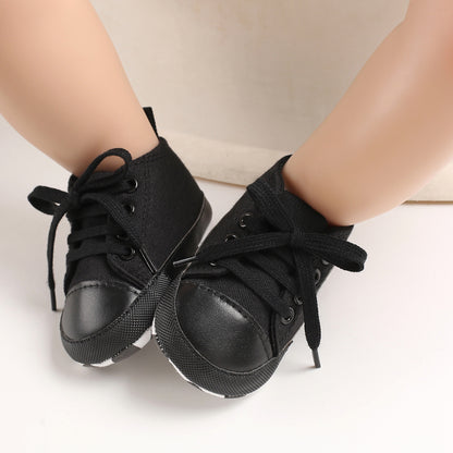 Infant Toddler Anti-slip Baby Shoes Baby Canvas Classic Sneakers Newborn Star Sports Shoes Baby Boys Girls First Walkers