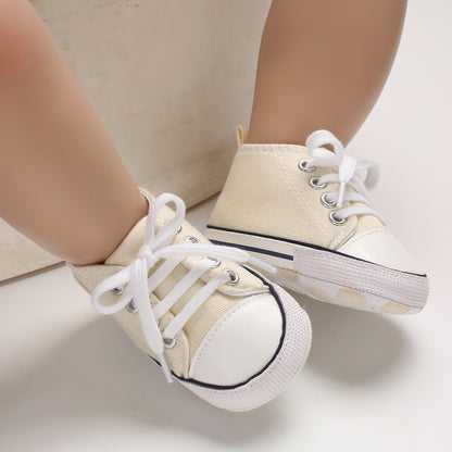Infant Toddler Anti-slip Baby Shoes Baby Canvas Classic Sneakers Newborn Star Sports Shoes Baby Boys Girls First Walkers