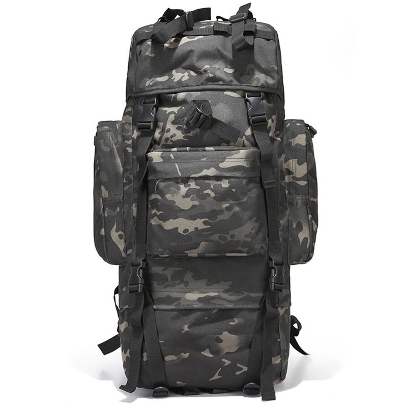 70L Waterproof Oxford Mountaineering Backpack With Camouflage Design 5