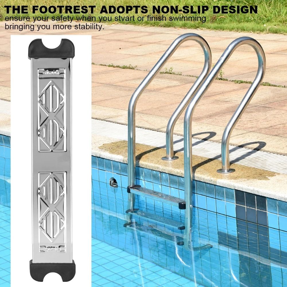 Stainless Steel Disc Pedal Pool Ladder Step Replacement