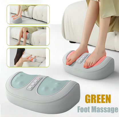Foot and Calf Massager with Heat & Kneading for Plantar Fasciitis Relief