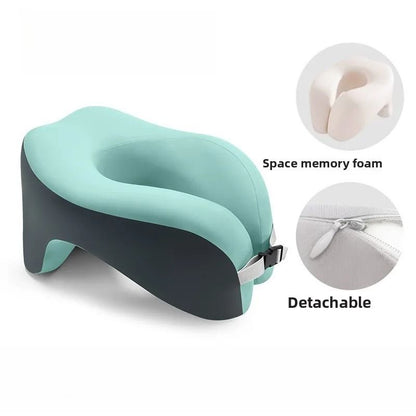 Memory Foam UShaped Travel Neck Pillow With Cervical Support 2