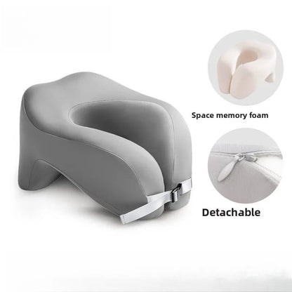 Memory Foam UShaped Travel Neck Pillow With Cervical Support 3