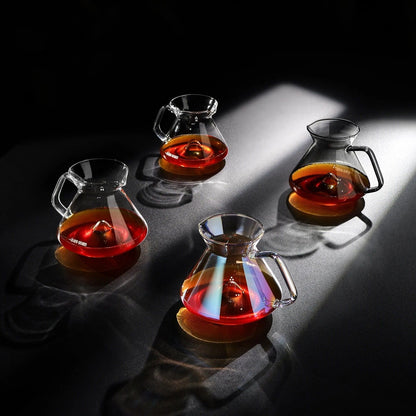 Borosilicate Glass Pour Over Coffee Server with Handle 360ml or 600ml