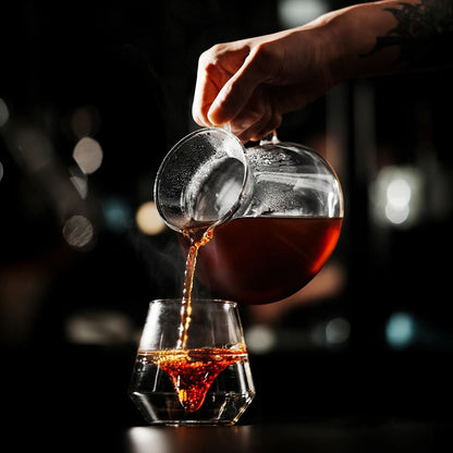 Borosilicate Glass Pour Over Coffee Server With Handle 360ml Or 600ml 5