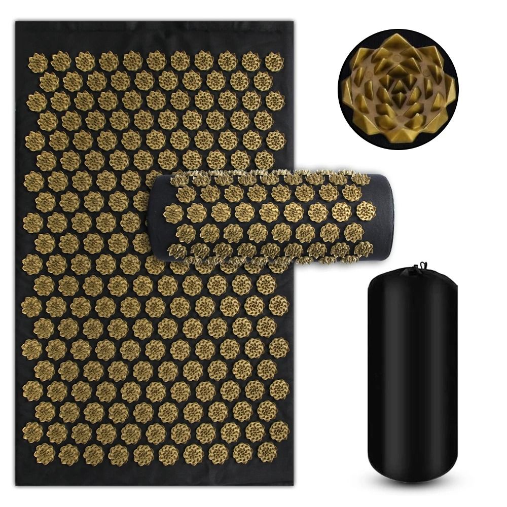 Shiatsu Acupressure Mat With Pillow For Relaxation And Pain Relief 6