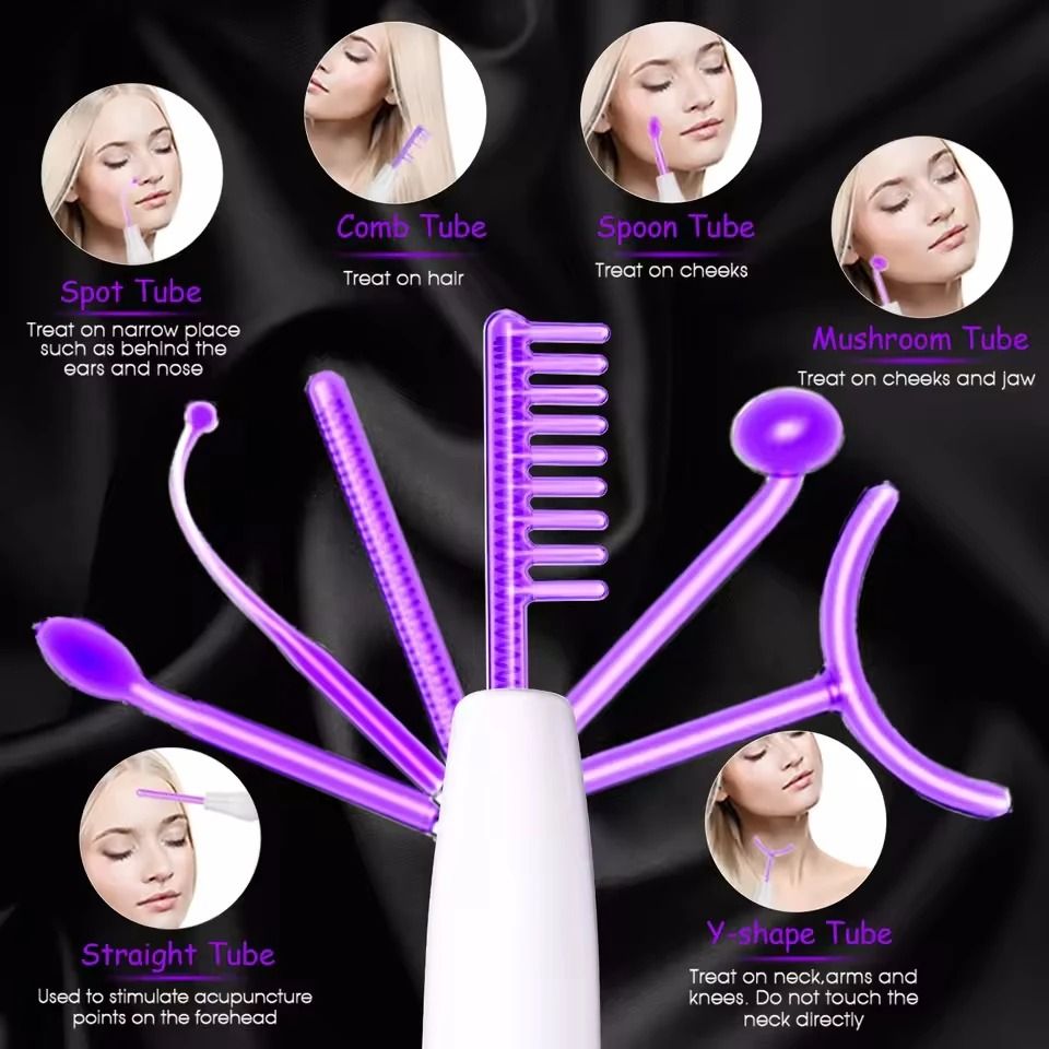 6in1 High Frequency Facial Machine Touch Panel For Skin Care  Acne Treatment 2