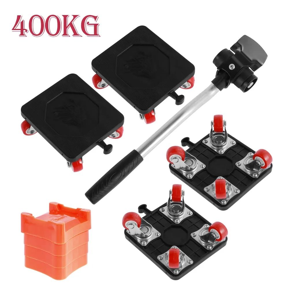 Heavy Duty Furniture Lifter and Mover Tool Set with Wheels