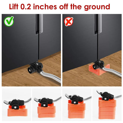 Heavy Duty Furniture Lifter And Mover Tool Set With Wheels 4