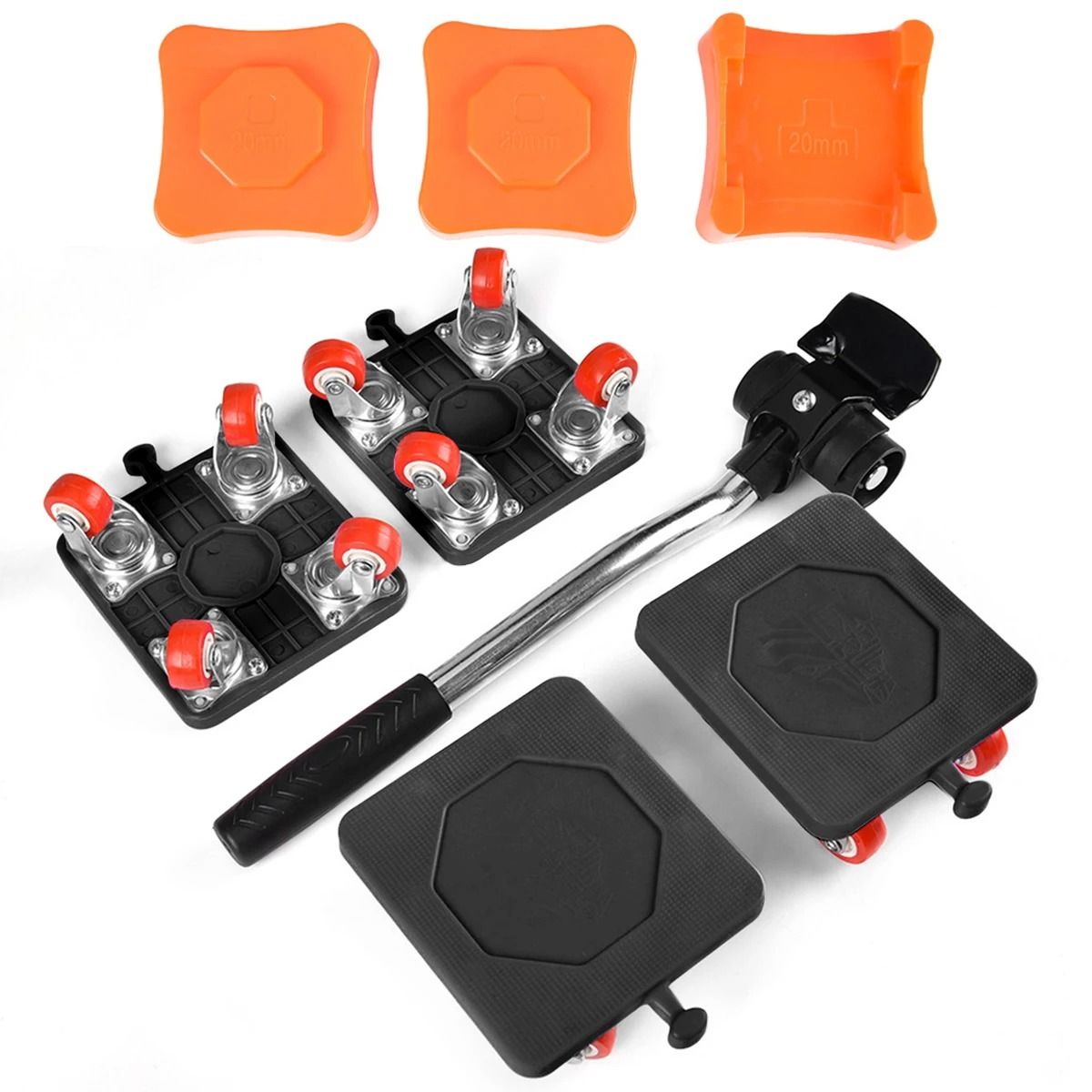 Heavy Duty Furniture Lifter And Mover Tool Set With Wheels 6