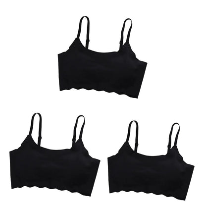 Seamless Push Up Bra Set Of 3 Non Wire Gathered Comfort Bras 5