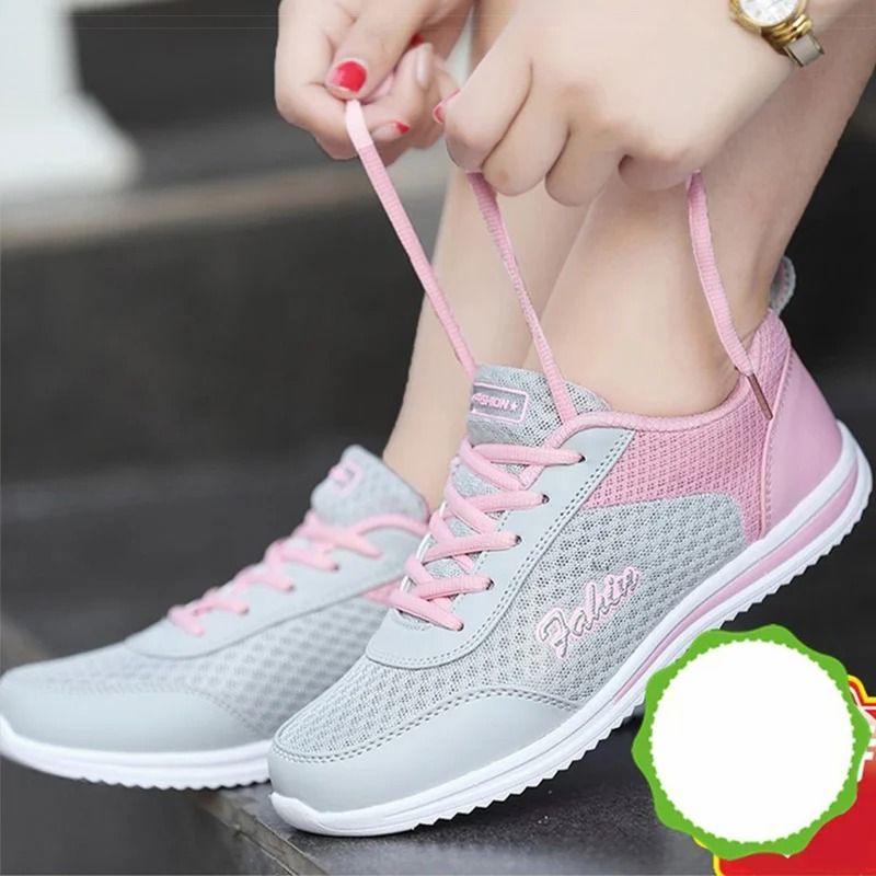 Lightweight Breathable Mesh Sneakers Women Casual Vulcanize Sports Shoes