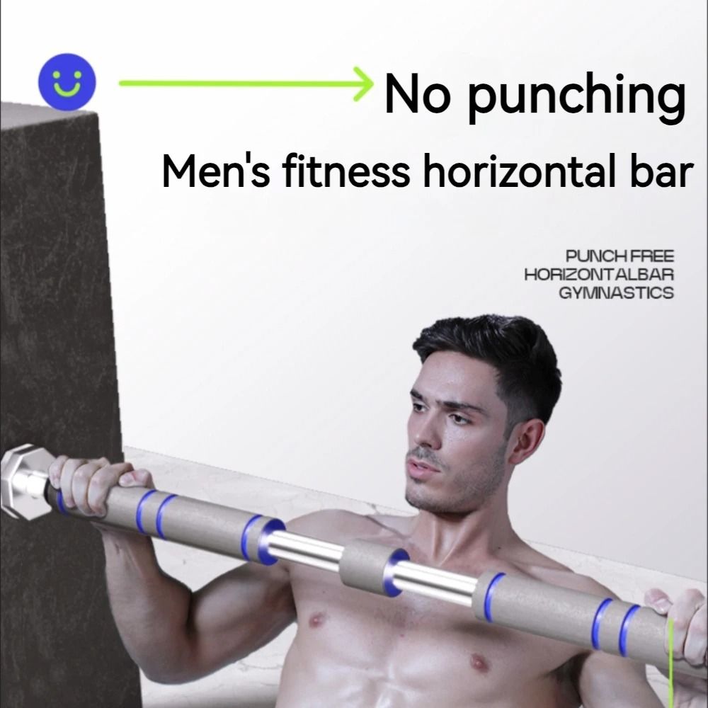 Heavy Duty Telescopic Pull-Up Bar Adjustable Non Slip Chin Up Bar for Home Gym