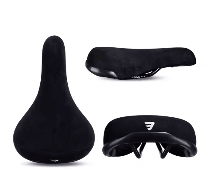 Comfort Bicycle Saddle With Embroidered Logo And 8mm Rail Support 4