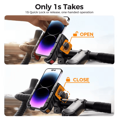 Joyroom Universal Motorcycle Phone Holder With Quick Lock Design 1