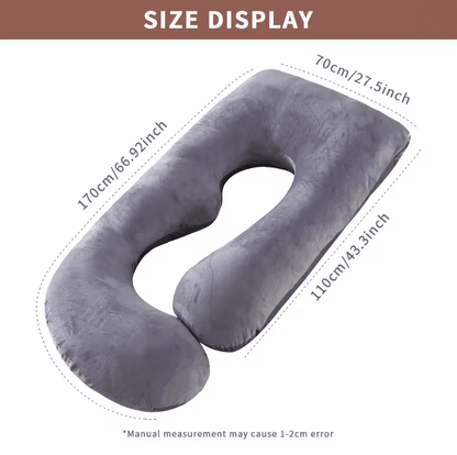 G Shaped Pregnancy Pillow Full Body Maternity Support With Removable Cover 1
