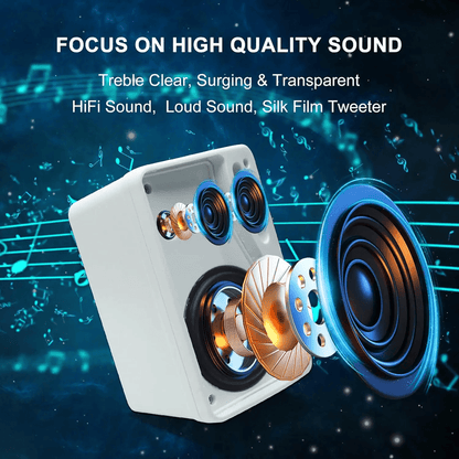 Herdio 3.5 Inch Passive Outdoor Waterproof Wall Mount Speakers 200W