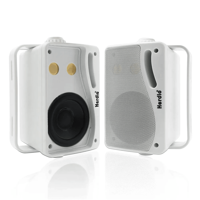 Herdio 35 Inch Passive Outdoor Waterproof Wall Mount Speakers 200W 4