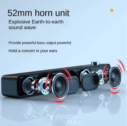 Bluetooth Soundbar With Subwoofer Wireless Home Theater Speaker 2