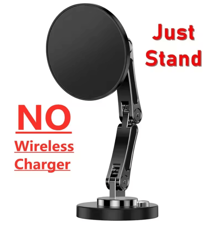 Magnetic Car Wireless Charger Fast Charging Phone Mount 2