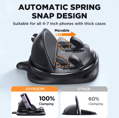 Joyroom Universal Dashboard Car Phone Holder With Anti Slip Silicone Pad 2