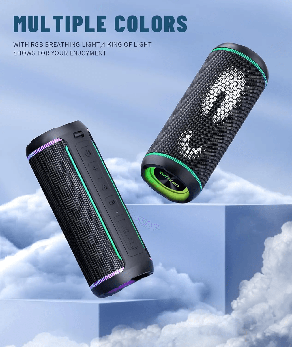 Ortizan X30 Portable Bluetooth Speaker With Bass Boost And Waterproof Design 4