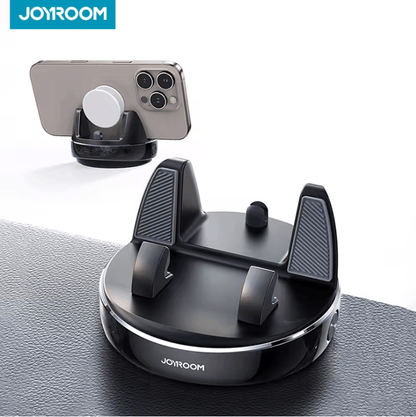 Joyroom Dashboard Car Phone Mount with One Hand Operation and 360 Rotation