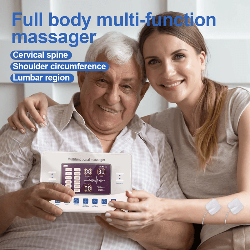 TENS EMS Muscle Stimulator Electronic Pulse Massager With 12 Modes 1