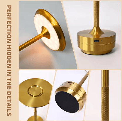 Wireless LED Desk Lamp With Touch Dimming And Rechargeable Design 2