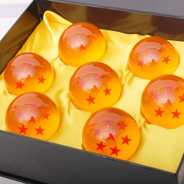 Resin Dragon Ball Set 7 Piece Anime Collectible With Display Box 2