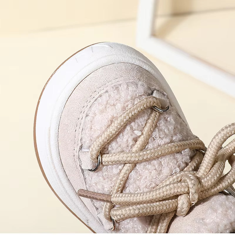 Warm Plush Rubber Sole Baby Boots Autumn Winter Toddler Kids Sneakers Infant Shoes Fashion Little Boys Girls Boots