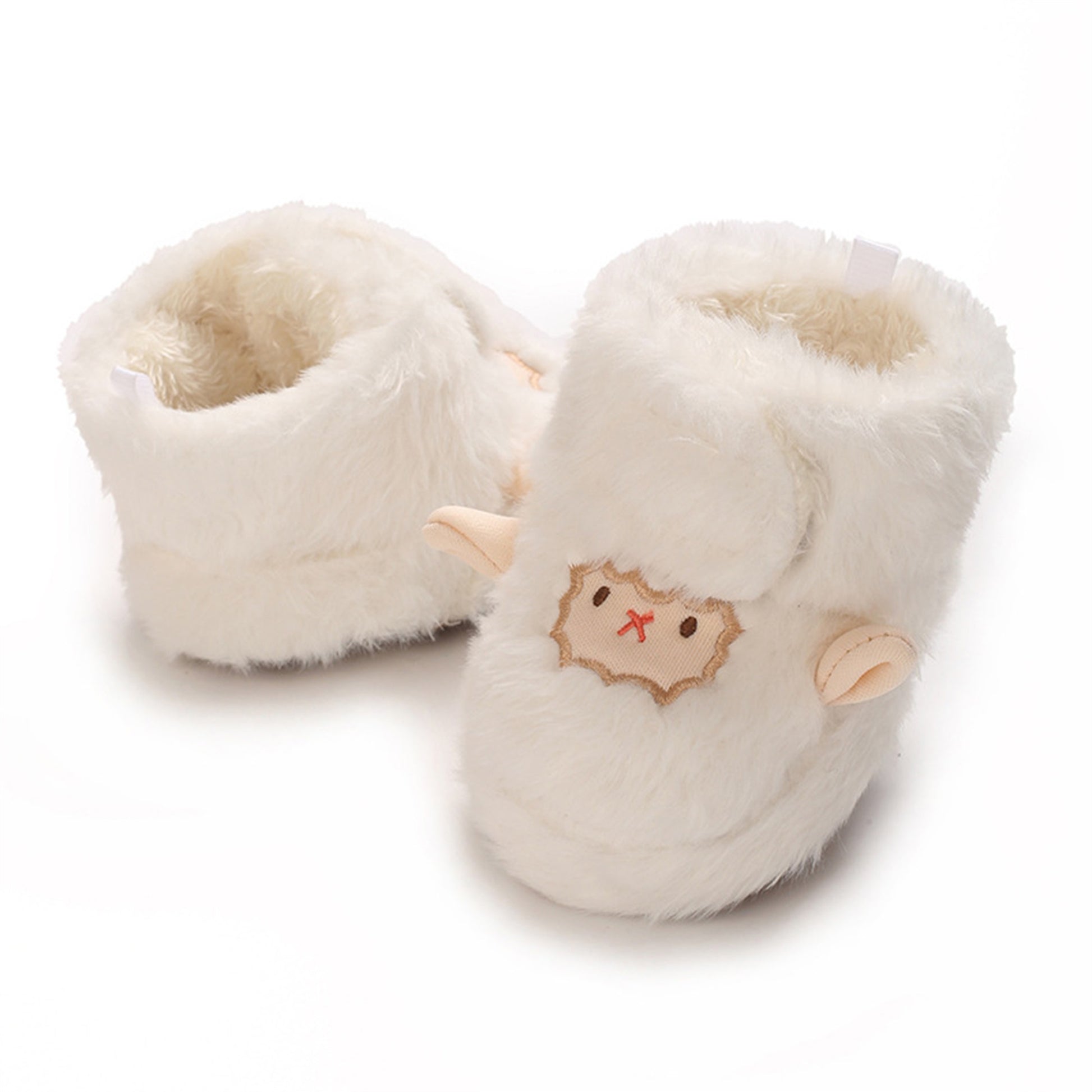 Cute Animal Print Soft Sole Winter Boots for Infants, Baby First Walker Shoes Non Slip Toddler Snow Warm for Boys Girls
