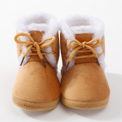 Cozy Soft Sole Infant Snow Boots Anti Slip Winter Shoes for Baby Boys Girls First Walker Toddler Booties Comfort