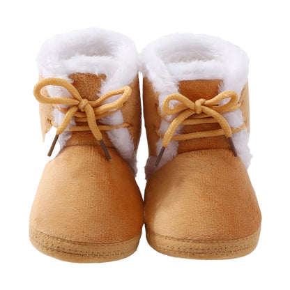 Cozy Soft Sole Infant Snow Boots Anti Slip Winter Shoes for Baby Boys Girls First Walker Toddler Booties Comfort