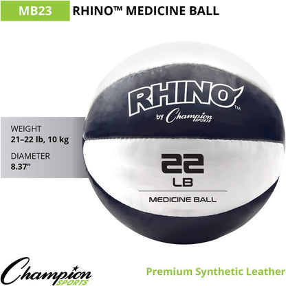 Weighted Leather Med Ball Set Exercise Medicine Balls No Slip Grip for Strength Training Stability Plyometric Fitness