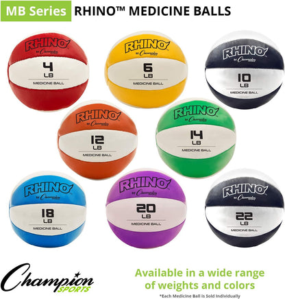 Weighted Leather Med Ball Set Exercise Medicine Balls No Slip Grip for Strength Training Stability Plyometric Fitness